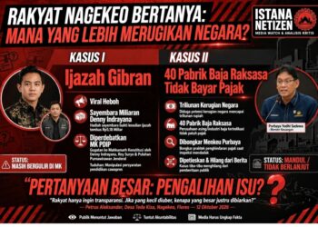 WARGA NAGEKEO CURIGA: ISU IJAZAH GIBRAN HANYA PENGALIHAN KASUS 40 PABRIK BAJA TAK BAYAR PAJAK?