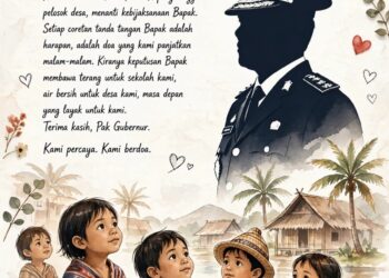 SURAT CINTA DARI KUPANG: PAK GUBERNUR, TANDA TANGAN BAPAK ADALAH DOA KAMI