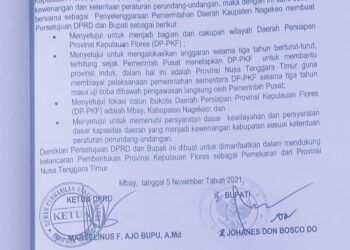 BREAKING: NAGEKEO SAH! BUPATI & DPRD SETUJU BIAYAI PROVINSI FLORES 3 TAHUN, TETAPKAN MBAY IBUKOTA