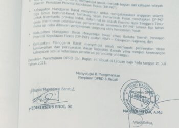 SAH DUA KABUPATEN! MABAR & NAGEKEO SIAP BIAYAI PROVINSI FLORES 3 TAHUN