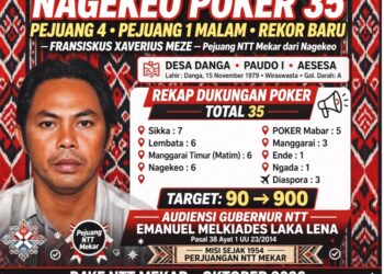 NAGEKEO POKER! Fransiskus Meze Kunci Kursi 35
