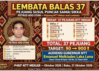 LEMBATA BALAS! Petrus Utan Kunci Kursi 37