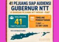 TEMBUS 41 PEJUANG! DARI PELOSOK FLORES HINGGA DIASPORA BATAM SIAP DOBRAK PINTU GUBERNUR NTT!