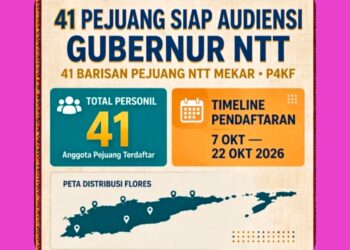 TEMBUS 41 PEJUANG! DARI PELOSOK FLORES HINGGA DIASPORA BATAM SIAP DOBRAK PINTU GUBERNUR NTT!