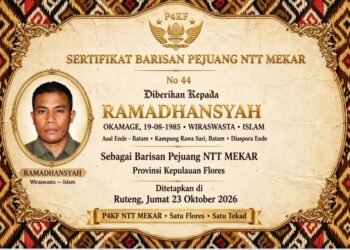 BATAM BERGETAR! DIASPORA ENDE KIRIM KTP DARI KAMPUNG RAWA SARI – GABUNG PEJUANG PKF No.44!