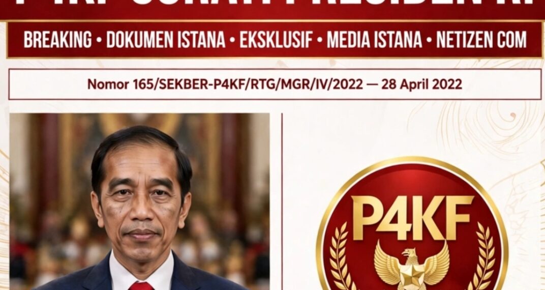 P4KF SURATI PRESIDEN RI