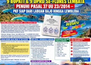 SAH! DOKUMEN 2015 TERBONGKAR – 9 BUPATI & 9 DPRD SE-FLORES LEMBATA PENUHI PASAL 37 UU 23/2014 – PKF SIAP DARI LABUAN BAJO HINGGA LEWOLEBA