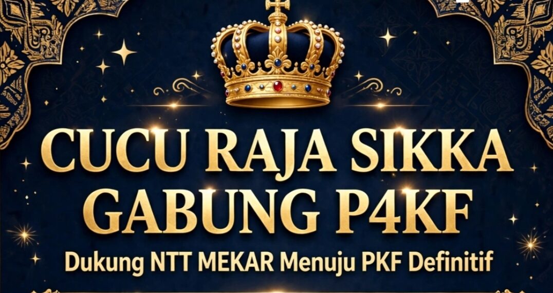 Cucu Raja Sikka Gabung P4KF, Dukung NTT MEKAR Menuju PKF Definitif