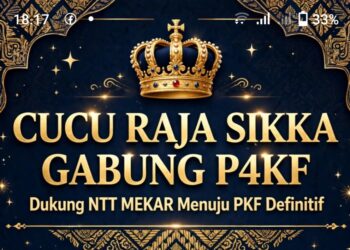 Cucu Raja Sikka Gabung P4KF, Dukung NTT MEKAR Menuju PKF Definitif