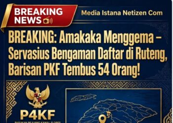 BREAKING: Amakaka Menggema – Servasius Bengaman Daftar di Ruteng, Barisan PKF Tembus 54 Orang!