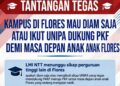 LMI NTT TANTANG KAMPUS DI FLORES: MAU DIAM SAJA ATAU IKUT UNIPA DUKUNG PKF DEMI ANAK-ANAK FLORES?!