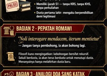 FILOSOFI IJAZAH PALSU: DIAM ADALAH KEJUJURAN PERTAMA SETELAH DUSTA! – EDl DANGGUR