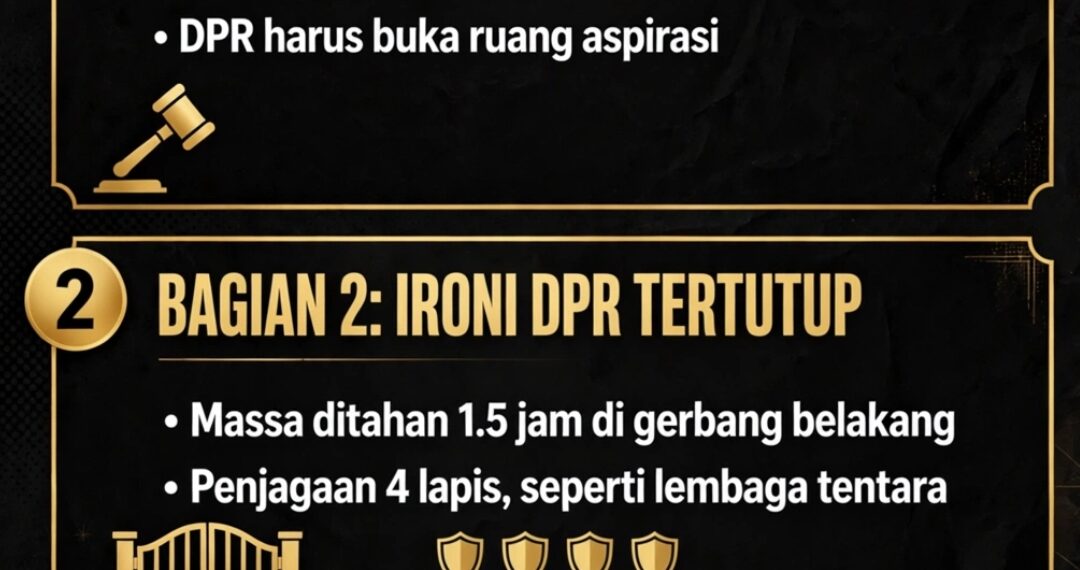 GEBRAK DPR! Massa Desak Pemakzulan Gibran – Ubedilah: Ini Isu Serius Soal Etik & Konstitusi!