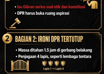 GEBRAK DPR! Massa Desak Pemakzulan Gibran – Ubedilah: Ini Isu Serius Soal Etik & Konstitusi!