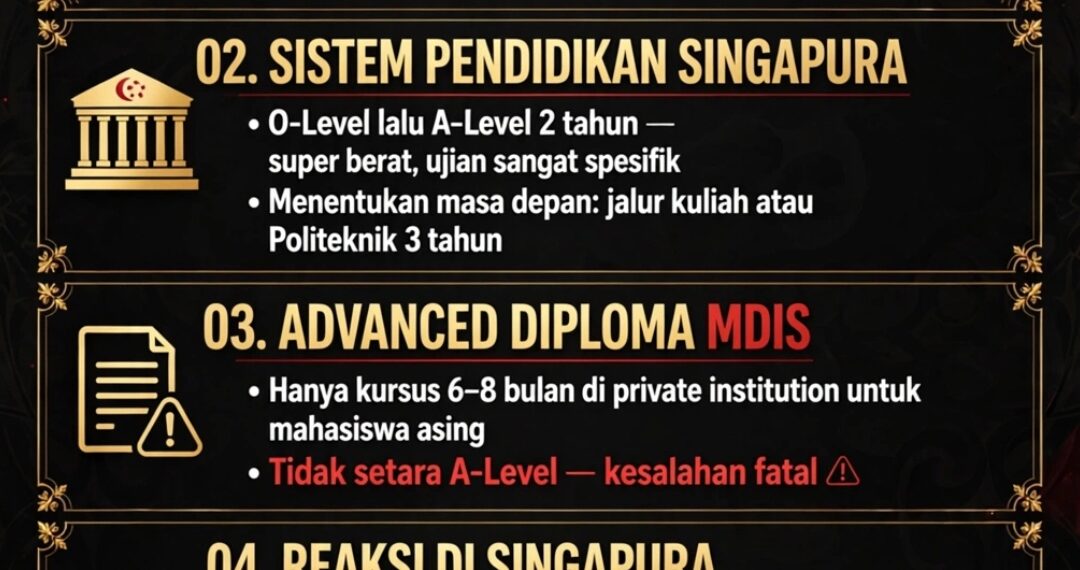 DOSEN SINGAPURA BONGKAR IJAZAH GIBRAN CUMA KURSUS 6 BULAN!